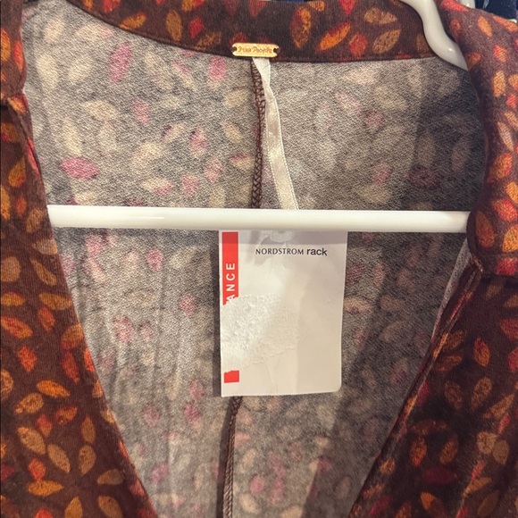 11. Free People • NWT Shayla Wrap Midi Chocolate Combo - Picture 7 of 8